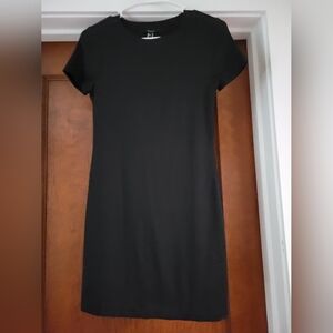 Classic Black T-Shirt Dress